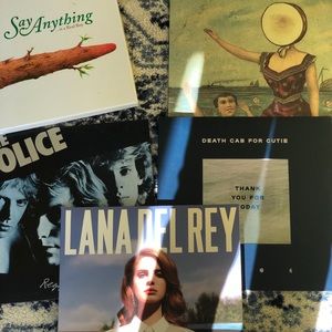 Records $8 each or $40 for bundle indie rock